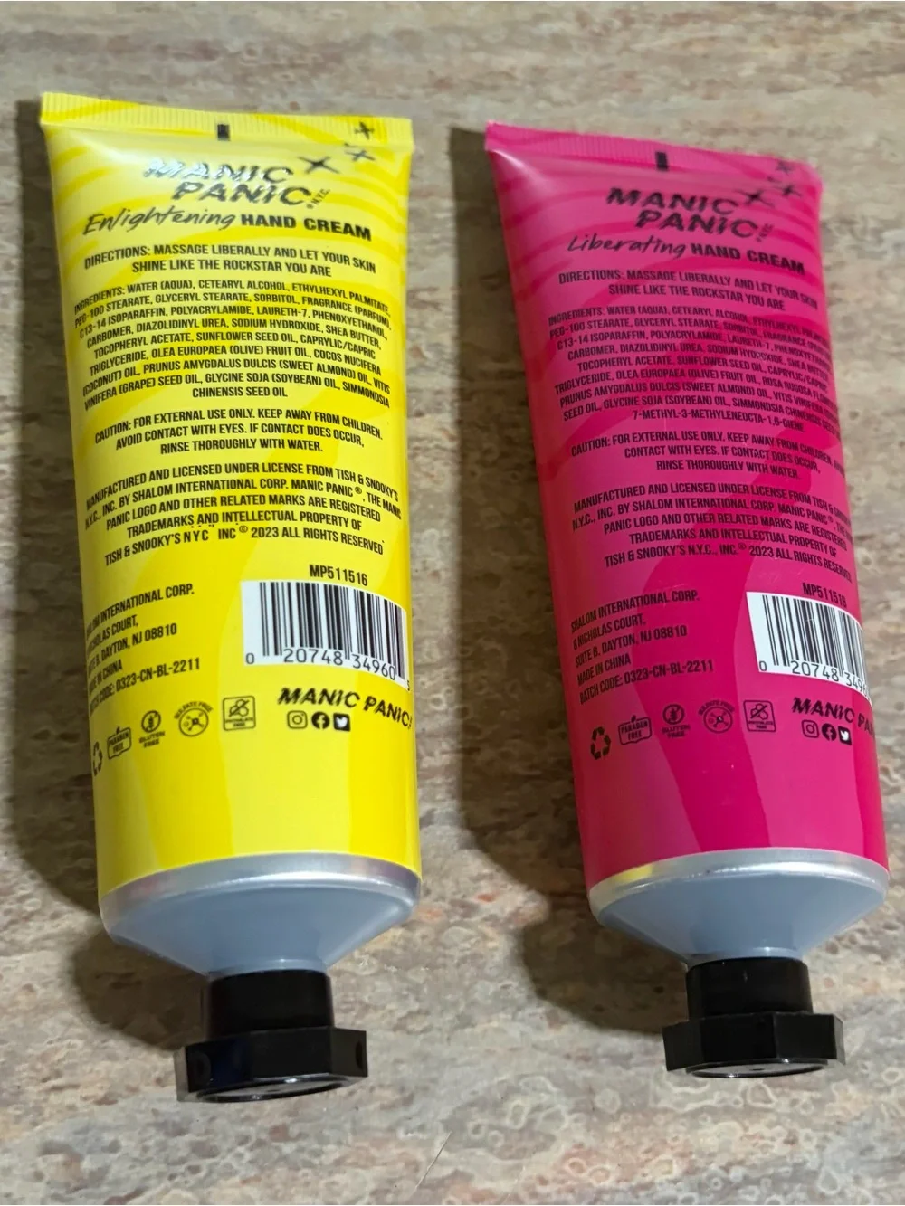 Manic Panic Enlightening Coconut Lemon & Liberating Rosewater Pomegranate Cream